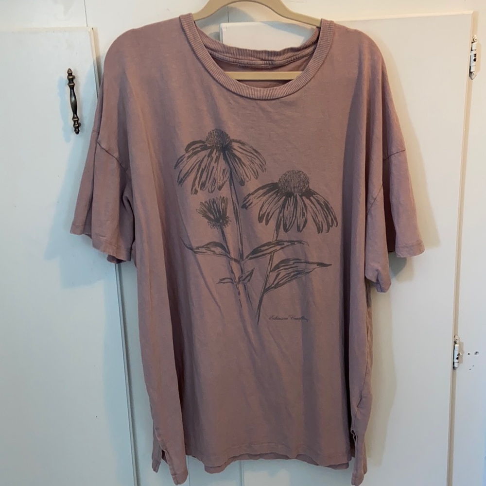 American Eagle Flower Oversized Tshirt XXL